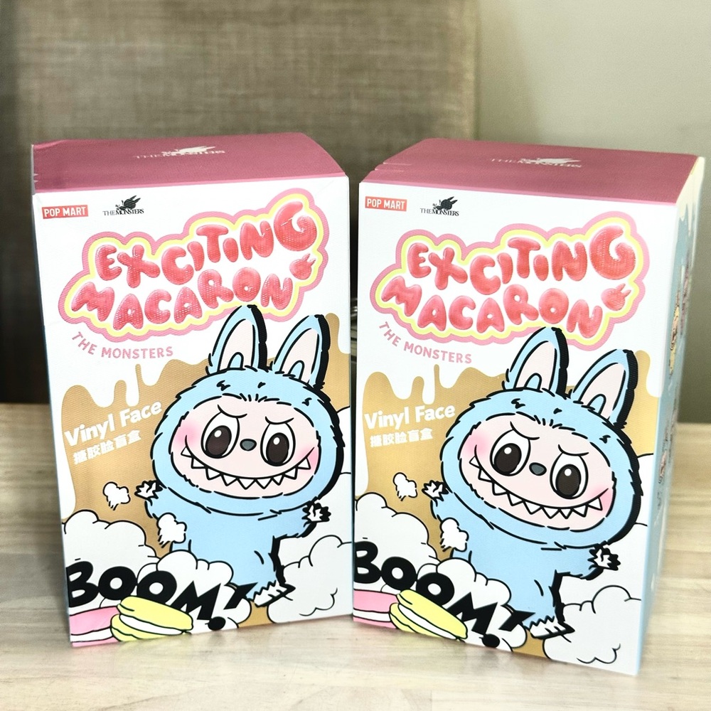 Exciting Macaron Vinyl Face Collectible